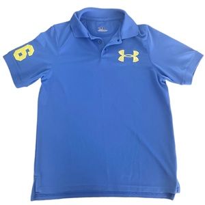 Boys Youth Large Under Armour Golf Polo Shirt